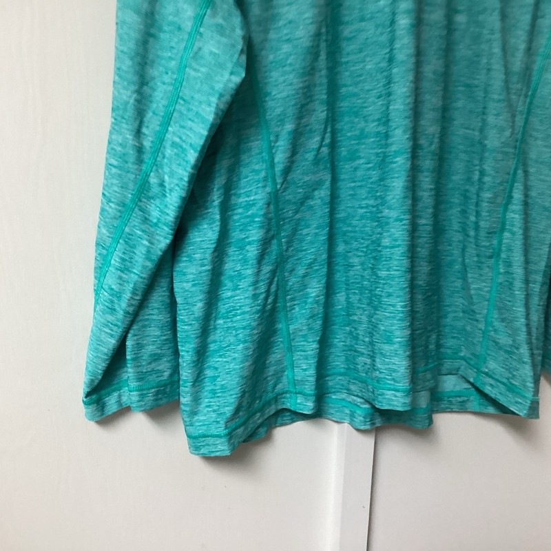 Lands End Long Sleeve Athletic Pullover Shirt - Mens Size L 42-44 Teal Stretch gallery
