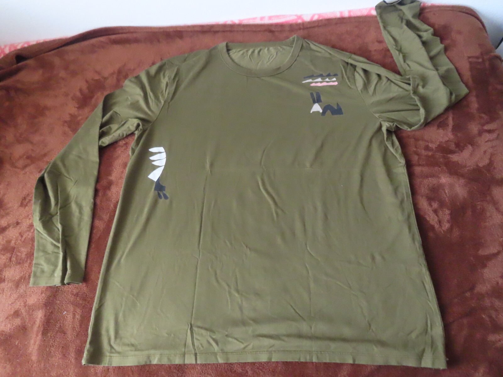 rare LULULEMON JUSTIN BROADBENT TEAM CANADA activewear long sleeve tshirt 2XL gallery