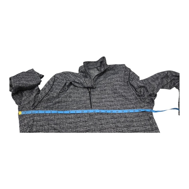 Lululemon Jacket Men XL Surge Warm 1/2 Zip Black White Athleisure Gym LM3BJ8S gallery