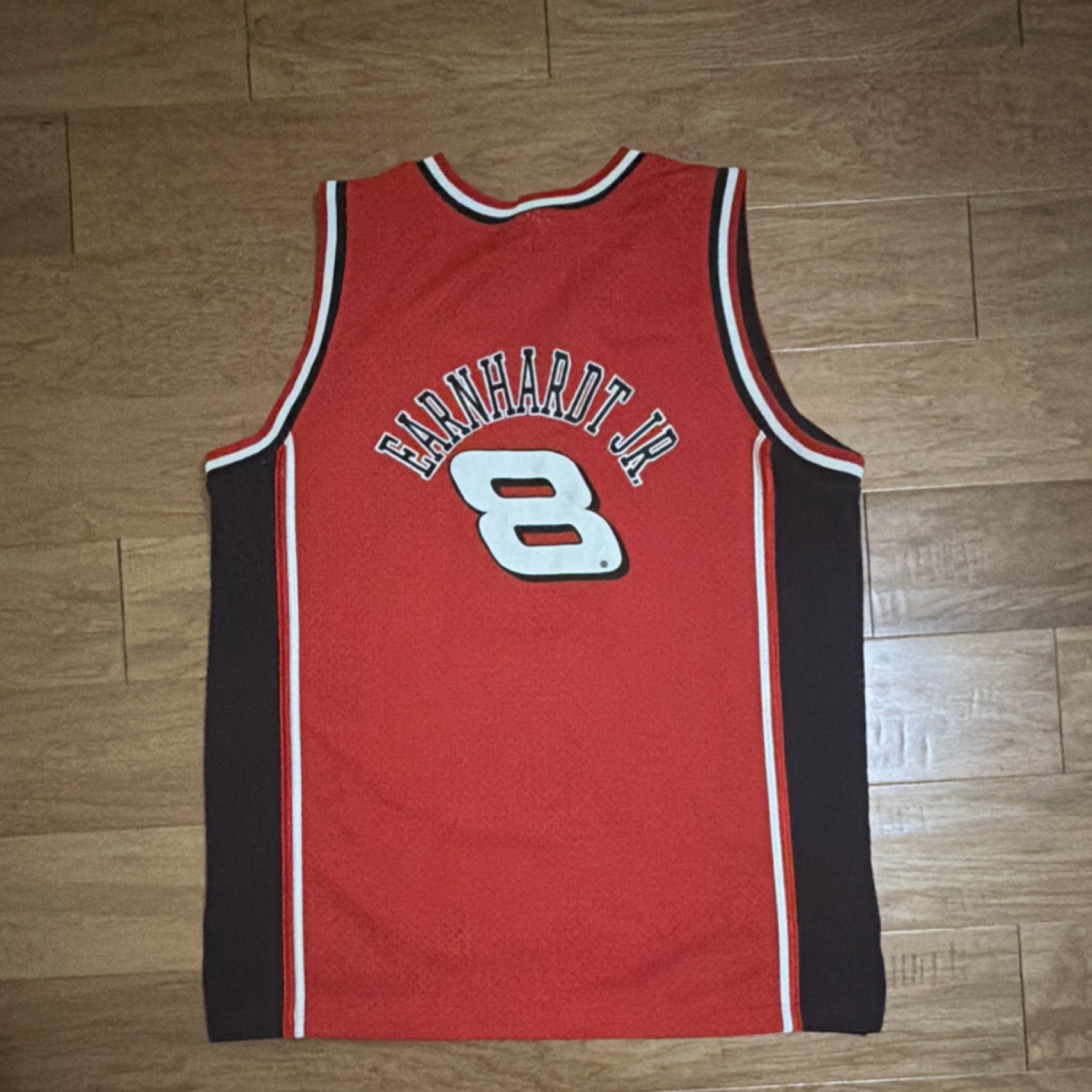 Dale Earnhardt Jr. #8 Budweiser Jersey Red Black White - XL gallery