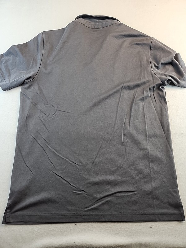 Travis Mathew The Bert Classic Logo Golf Polo Shirt Mens XL Gray Lightweight gallery