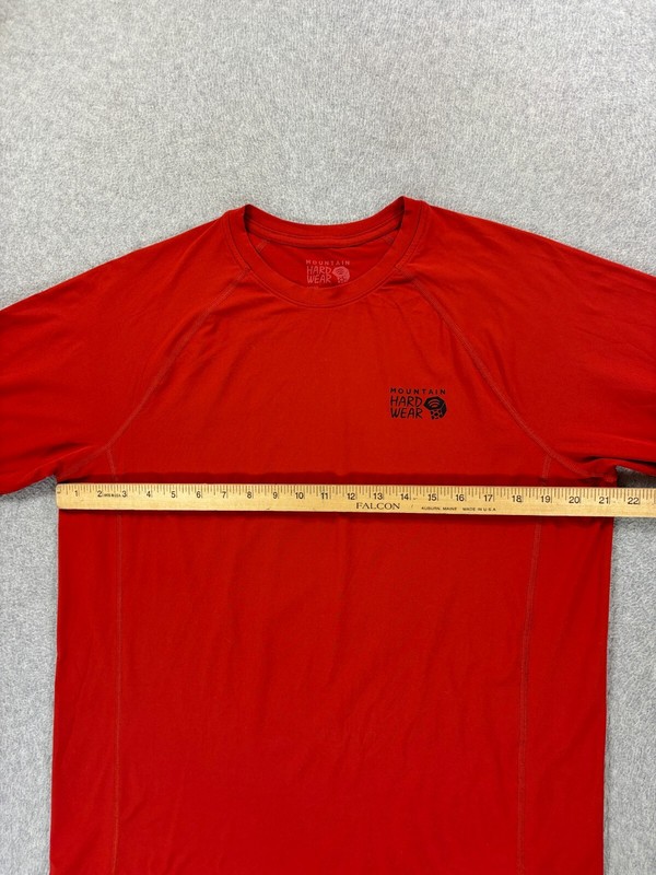 Mountain Hardwear Performance Long Sleeve Crew Pullover (Men's Medium) Red gallery