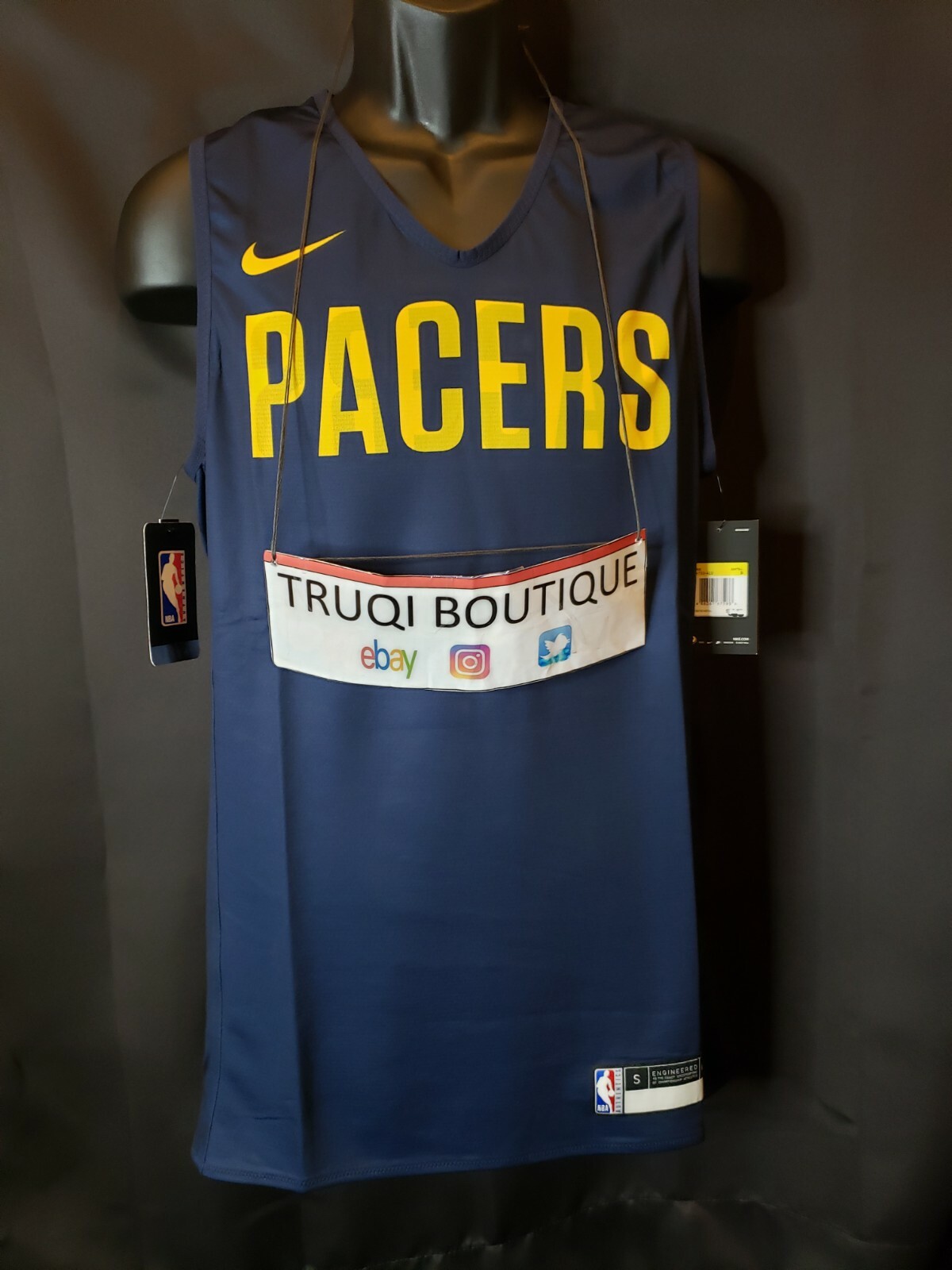 Nike NBA Basketball Authentic Reversible Team Practice Jersey Indiana Pacers gallery