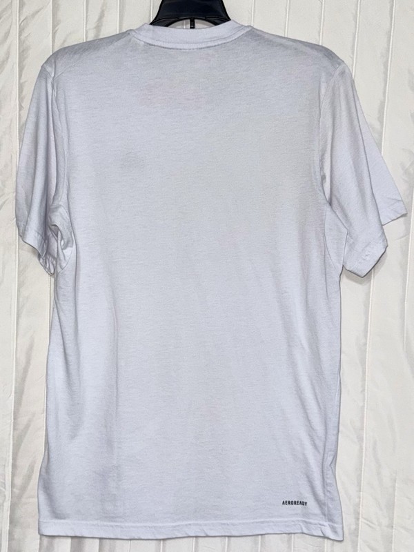 Adidas Training Essentials Feelready Tee T-Shirt White IC7440 AEROREADY Mens gallery