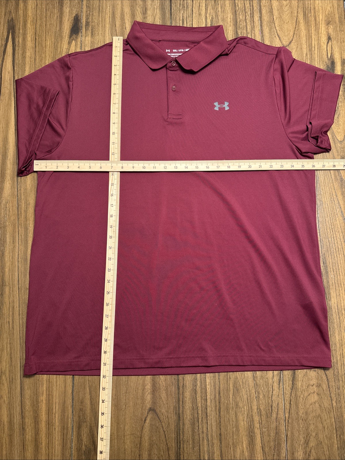 Under Armour Men's BUNDLE-2 Polos Aqua Green And Burgundy Size 3XL gallery
