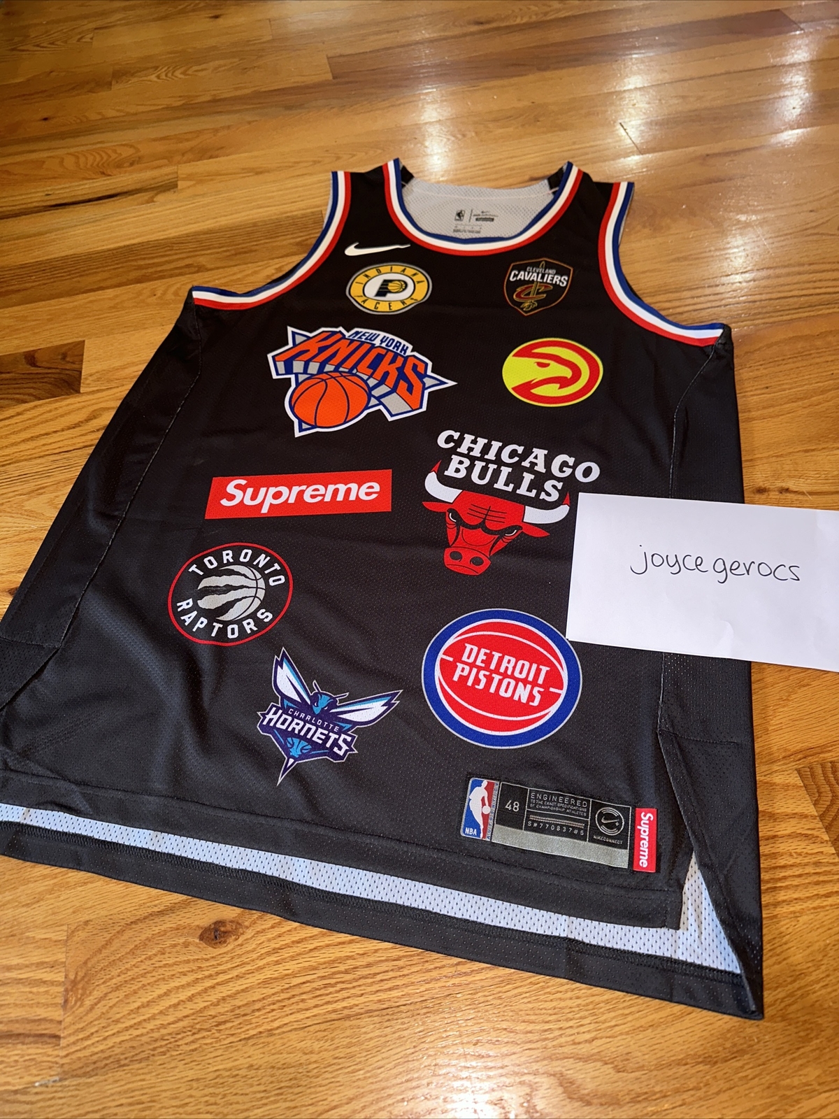 Supreme Nike / NBA Teams Jersey 100% Authentic Original Owner Brand New No Tags gallery
