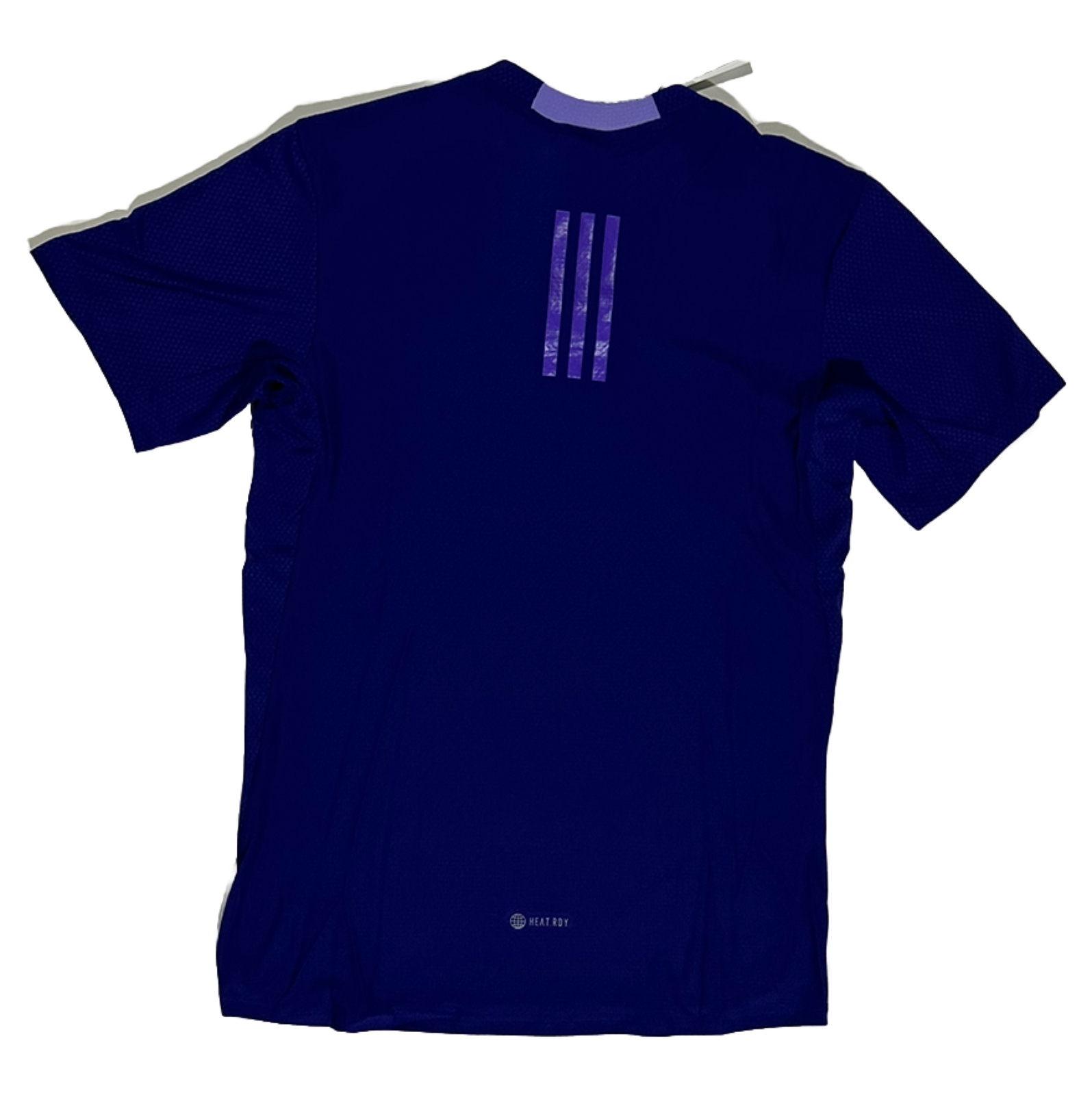 Adidas Ready For Training Men’s Tee Size Small- Indigo Blue Athletic Fit $45 gallery