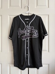 Bad Boy BIGGIE 10 Jersey Adult XXL Baseball Shirt Hip Hop Black White