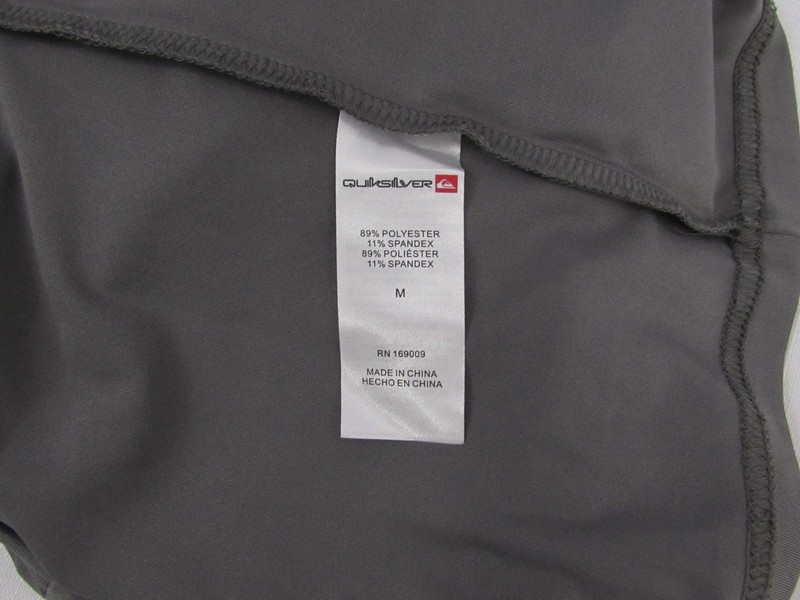Quiksilver Men’s QSM15LS107 Steel Gray Long Sleeve UPF50 Quick Dry Shirt NWT. gallery