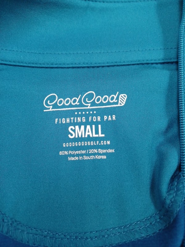 NEW Good Good Backswing Mens 1/4 Zip Performance Pullover In Blue Size Small US gallery