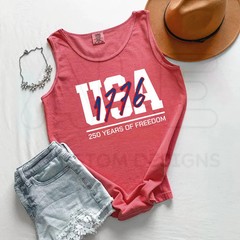 USA Patriotic Years of Freedom Tank Top