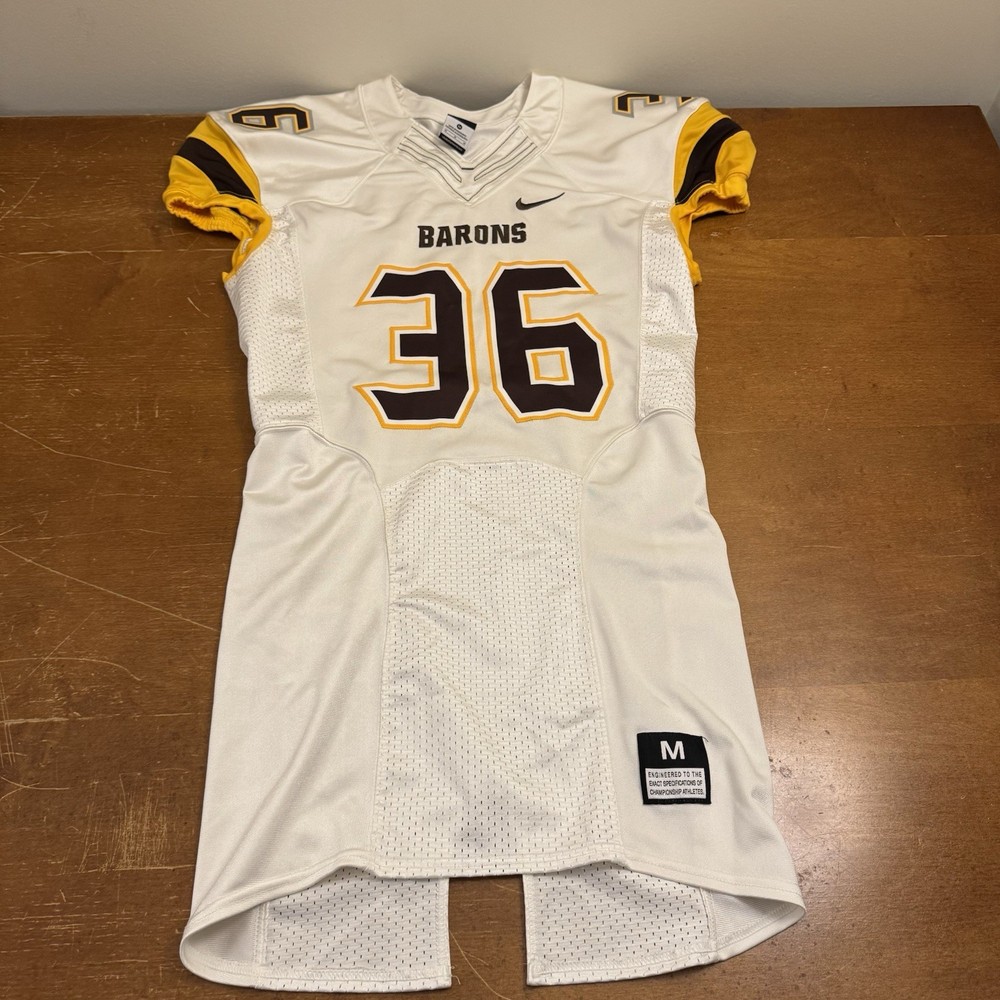 Nike Football Jersey Mens Medium White Buckeye Valley High School Ohio Game Cut