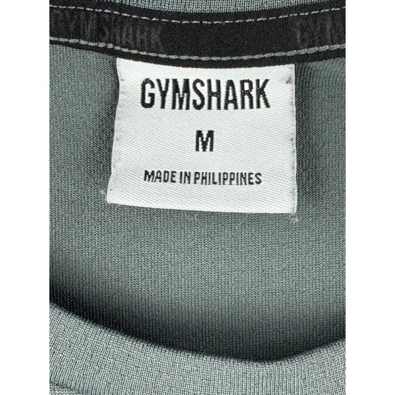 Gymshark Arrival T-Shirt Men's Medium Gray Slim Fit Athletic Workout Gym Tee gallery