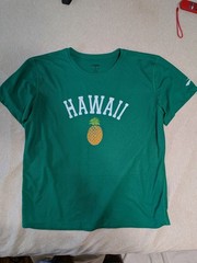 Brooks Hawaii Running Shirt XL Green Pineapple Performance Tee Running Room Mens