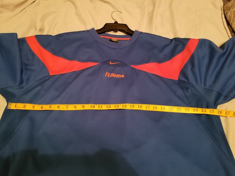 Nike Dri-fit Blue Orange Florida Gators XXL Team Issued Shirt gallery