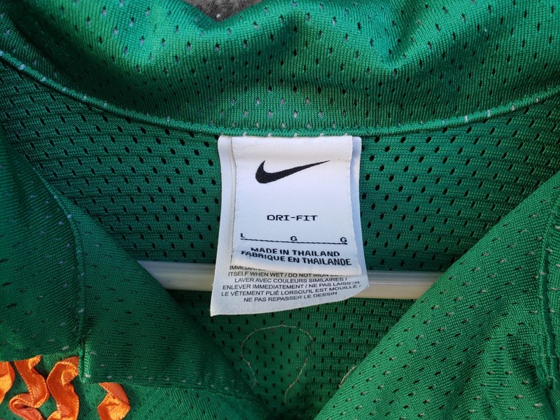 🔥 Nike Project Uphoria Green Button Down Baseball Jersey Men's Large L Euphoria gallery
