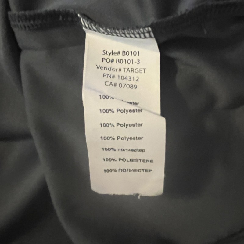 Burnside Polo Shirt Size L Dark Gray Lightweight Casual Athleisure Golf Top NWT gallery