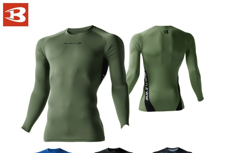 BURTLE AIR FIT LONG SLEEVES 4064 mills green L LIGHT WORKWEAR COOL STRETCH JAPAN