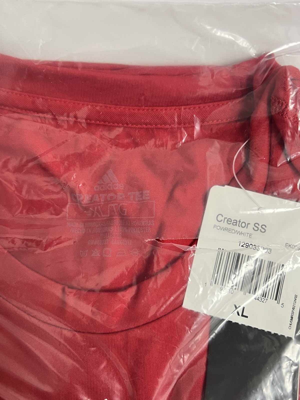 Adidas - Creator - Men's Short Sleeve T-Shirt - Red - X-Large - EK0092 gallery