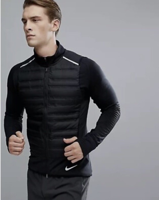 Nike Mens Aeroloft Packable Reflective Running Vest Black 859272 010 Large New gallery