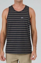 Salty Crew Ahoy Tank Top Knit Men’s Tank Black/Tan Large HH178 NWT