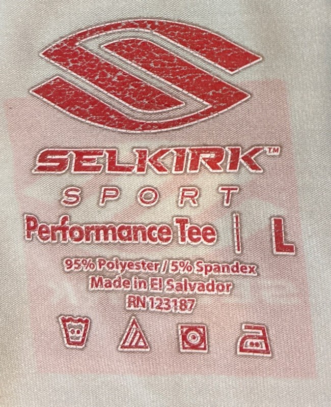 Selkirk Sport Performance Pickleball Shirt Men’s Large Short Sleeve Gray Spello gallery