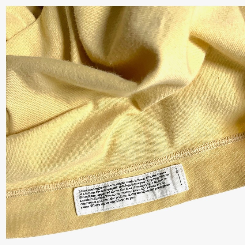 Rapha Logo Long Sleeve T Shirt Yellow Crew Neck Size L 100% Cotton *FLAW* gallery