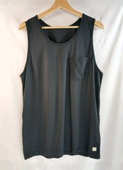 Vuori Performance Pocket Tank Top Black Heather Men’s Size Small Athletic