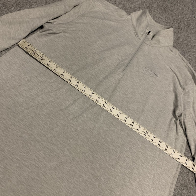 Vuori Ease Performance 1/2 Half Zip Mens 2XL Pullover Long Sleeve Gray V221 gallery