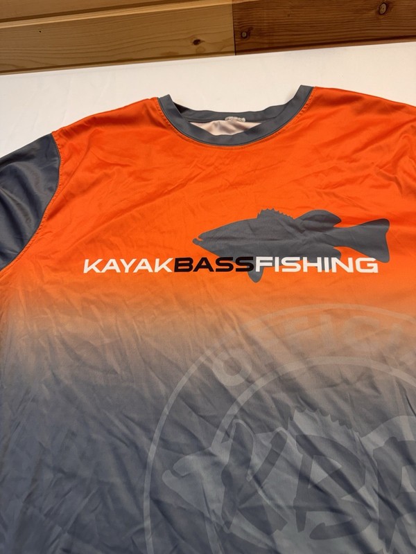 Men's Long Sleeve Fishing Shirt UPF 50+ Sun Kayak Bass Fishing 2Xl KBF gallery