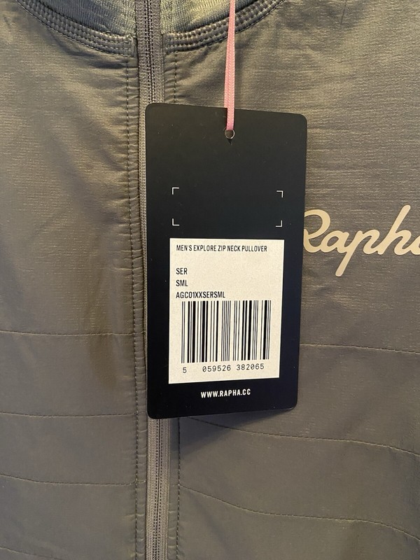 Rapha Explorer Zip Neck Pullover, Size Small gallery