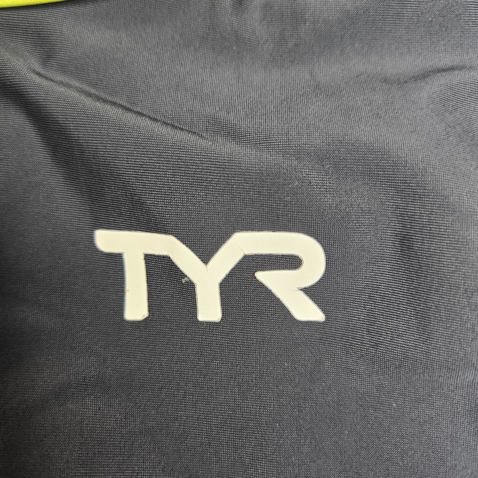 TYR Men's Competitor Triathlon Activewear Tank Top Half Zip Black XL. A8 gallery
