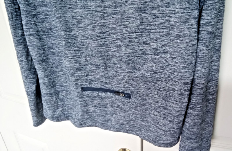 361 Degrees Men Small Gray Heather Pullover 1/4 Zip Performance Adult gallery
