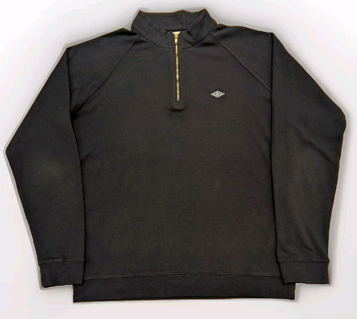 Holderness & Bourne Zip Robbins Pullover Navy Blue Medium M Tailored Fit *LOGO* gallery