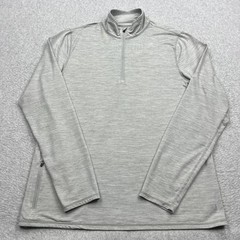 Vuori Ease Performance Half Zip 2.0 Pullover Mens Medium* Gray Activewear V221