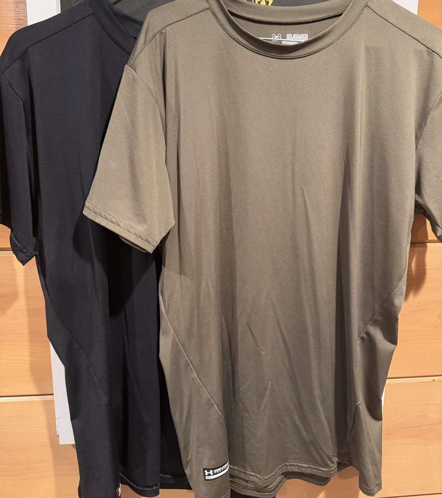 Under Armour - Heatgear/Tactical Mens Compression Shirts. 2XL Big lot of two (2)