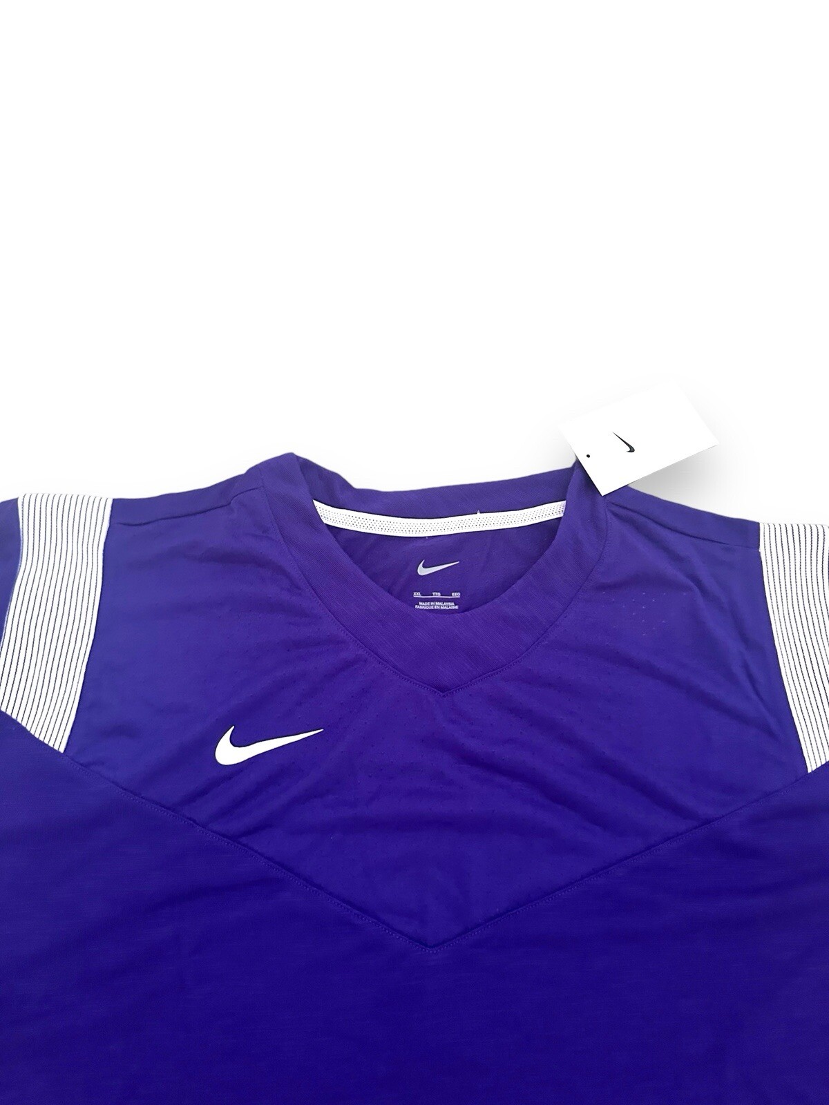 Nike Coaches Long Sleeve Dri-Fit Athletic Football Top Purple DJ5118 Men's Med gallery
