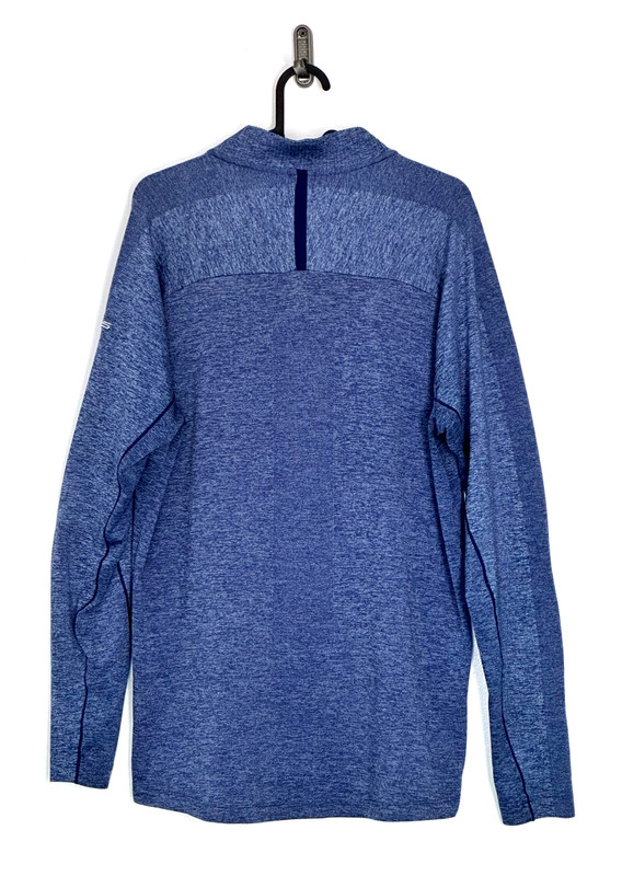Nike Dri-FIT 1/4 Zip Pullover Mens Large Blue Long Sleeve Athletic Running Shirt gallery