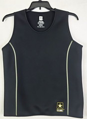 Official US Army Neoprene Water Training Gear Vest, Black, Size XXL Logo.