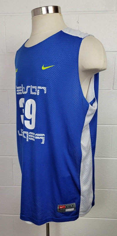 Nike Lebron James EYBL Reversible Basketball Jersey White Blue XXLT gallery
