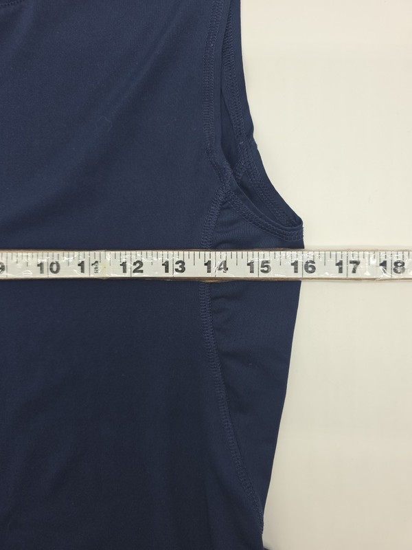 RBX Tank Top Men Small Blue Train Fitted Solid.#41437 gallery