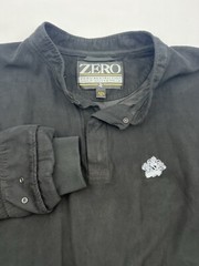 Zero Restriction Microsuede Long Sleeve 1/4 Snap Pullover Black Mens XXL