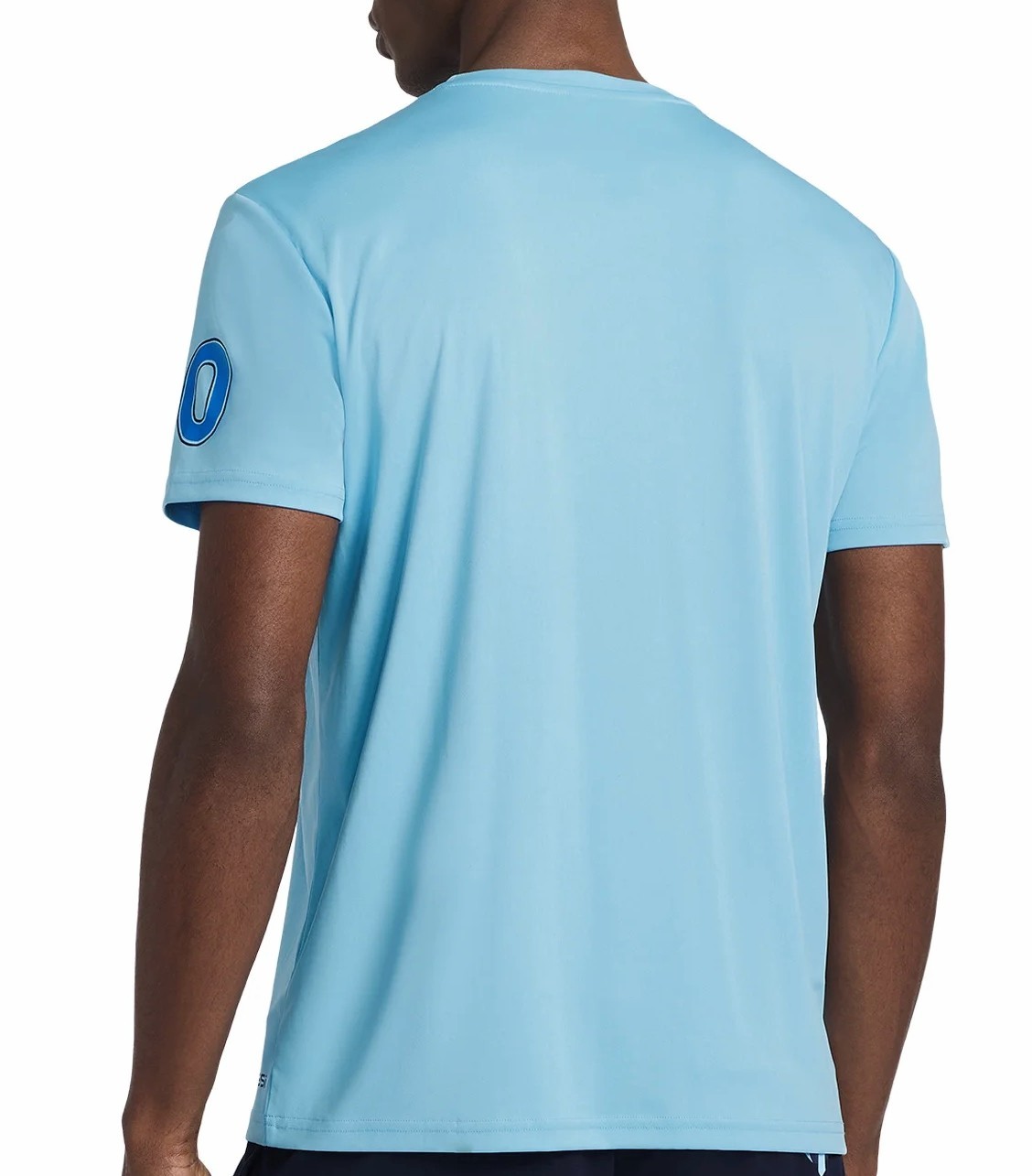Messi Mens Blue Short Sleeve Breathable Polyester Athletic Jersey Top Size M gallery