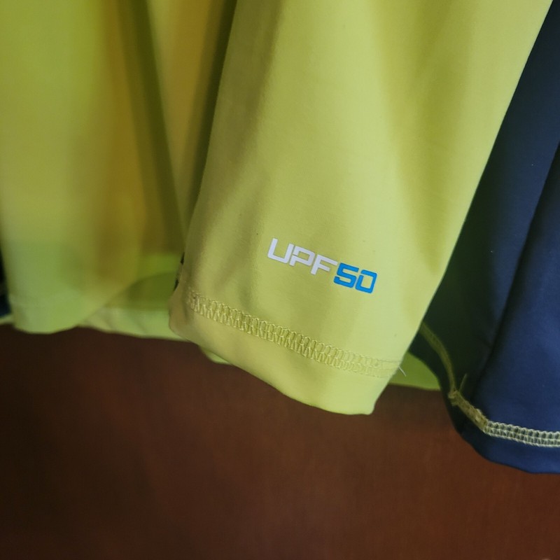 Salt Life SLX Long Sleeve Shirt Mens Small S Yellow Black UPF 50 Beach Surf gallery