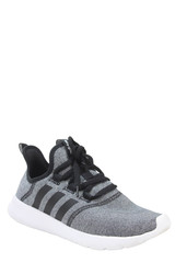Adidas Womens Lace Up Knit Cloud Foam Running Sneakers Gray Black White Size 7.5