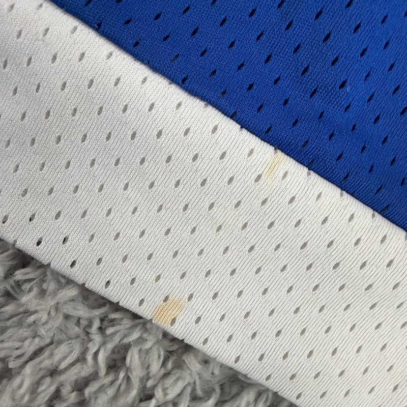 Vintage Hockey Jersey Mens Extra Large Blue White Mesh Logo High School Sports gallery