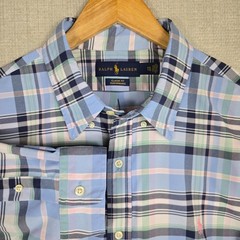 POLO RALPH LAUREN PERFORMANCE Size 2XL Mens Button Down Shirt Wicking Plaid