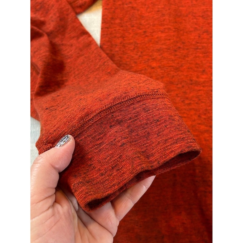 American Eagle Outfitters Active Flex Red/Orange Heathered Long Sleeve Shirt L gallery