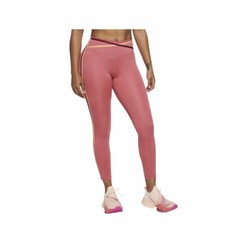 Nike Women’s Dri-FIT One Mid-Rise Taped Leggings DD4690-622 Pink Size Small New