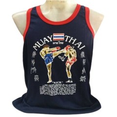 Tank Top Singlet MMA Muay Thai Vest Gym Mixed Martial Arts Cotton Men Women 1 Pc